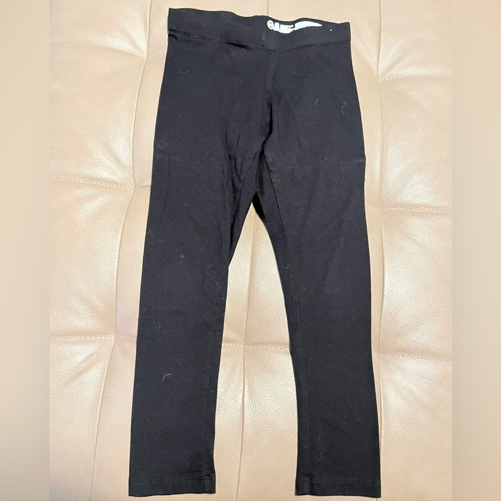 Wonder nation girls small solid black leggings